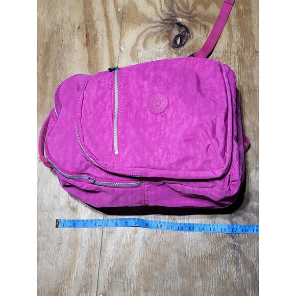 kipling seoul backpack Pink Laptop Padded Shoulder Strap  Coated Nylon main image 8